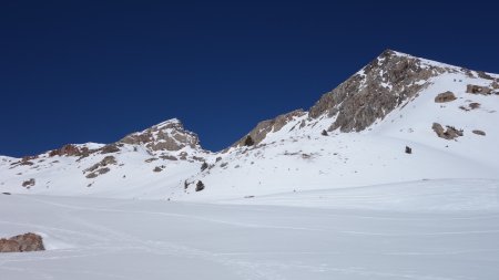 Notre col entre le sommet de Crête des Granges et le Grand Peygu