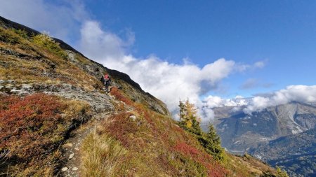 Pendant la montée...