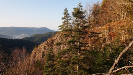 Vue d’un belvédère secondaire après exploration de la crête.