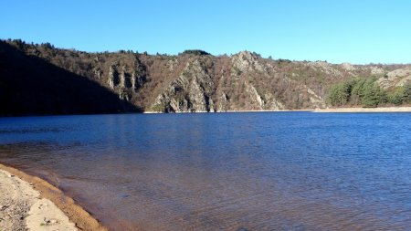 La plage de Chamousset.