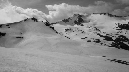 Aiguilles Rousses et glacier des Sources de l’Isère.