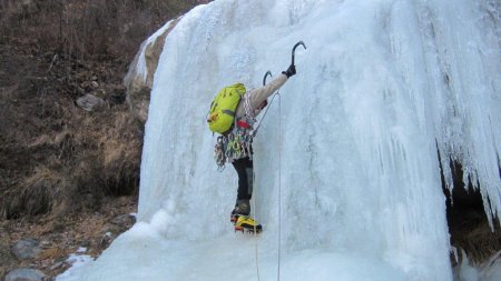 juste audessus de la piste