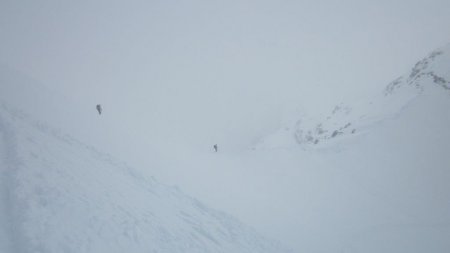 arrivée au col de la Noire