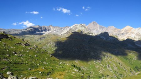 Dent Parrachée vue d’en haut du Plan d’Amont