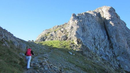 arrivée au col de Faustin