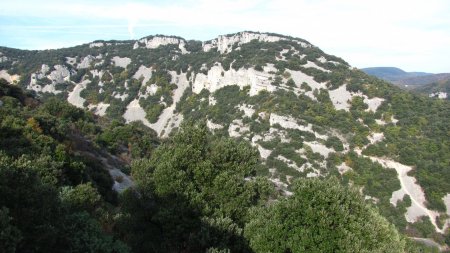 Apercu du chemin de descente