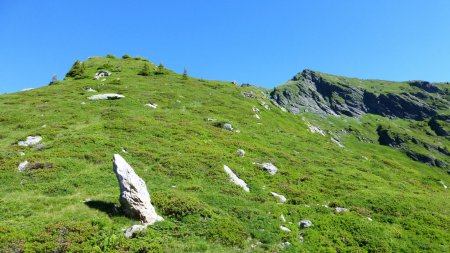 Montée vers Pierre Courbe