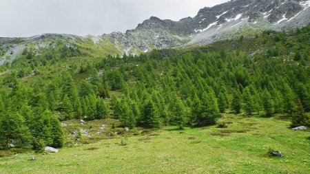 Vue en direction du Colle della Croce.