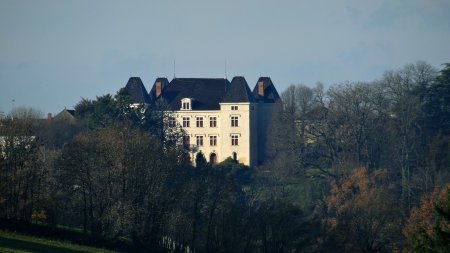 Zoom sur le château de Varax à Larajasse.