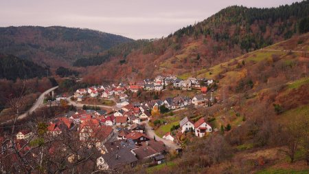 Début de descente vers Forbach.