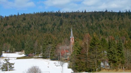Eglise d’Herrenwies, au départ de la randonnée.