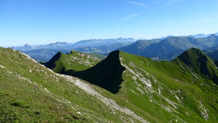 Crêtes du Mont Coin vers la Roche Parstire