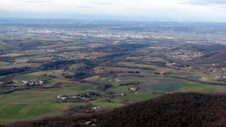 Romans-sur-Isère vu du sommet.