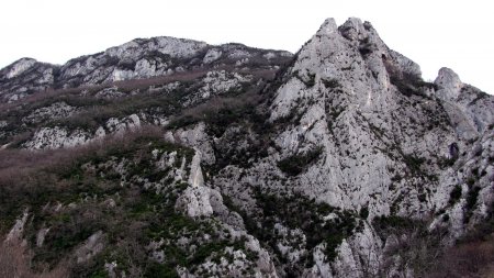 La montagne de Morettet vu du départ.