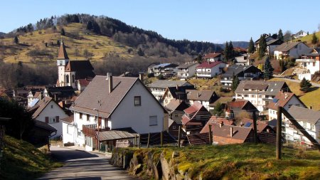 En amont de Reichental, sur la Badstraße.