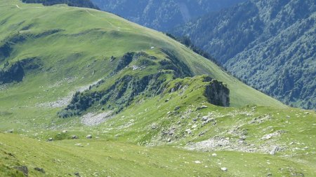 Direction la crête du Loup