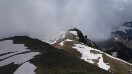 Large crête vers le Grand Roc