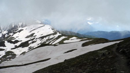 Retour au col du Cheval Noir