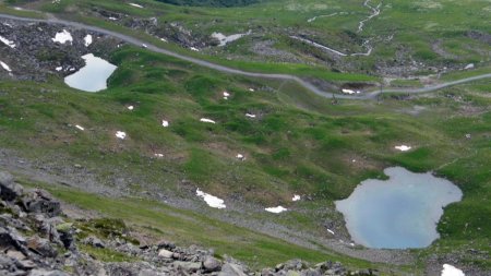 Lac bleu et lac blanc