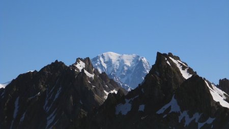 Mont Blanc dans la Brèche de Parozan