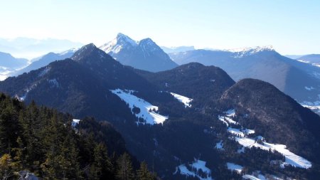 Mont Julioz, Colombier, Dent de Rossanaz et Margeriaz