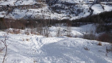 Montée, vue arrière