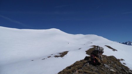 Sur le petit mont, cote 2410m...