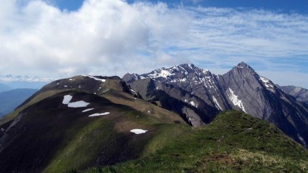 Dans le rétro, Grand Roc, Pointe de la Fougère, Armenaz et Pécloz