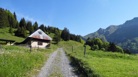 En route, vers le chalet d’Allant