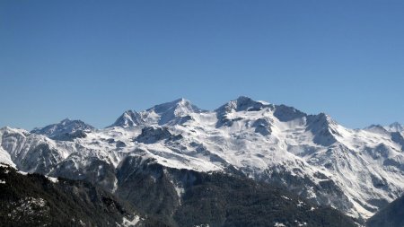 Aiguille Rouge, Mont Pourri et Bellecôte