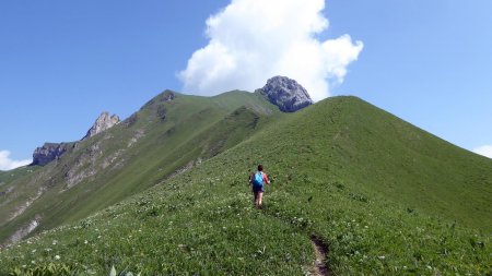 Montée vers le Trélod