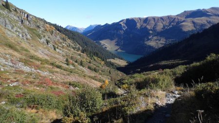 Direction col de la Louze, vue arrière