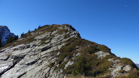 Descente de Roche Plane, passage délicat