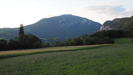 Léaz et le grand Crêt d’Aup vus de Tanay