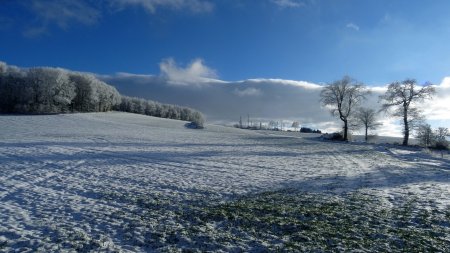 Retour vers la Pierre de la Bauche.