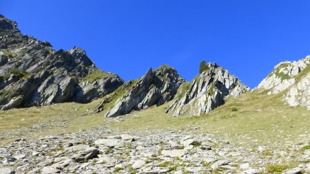 Arrivée vers le Pas de la Mule