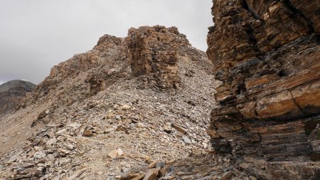 Descente, vue arrière.