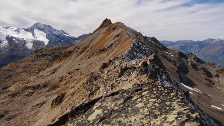 Sur la crête, vue arrière.