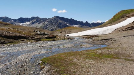 Ruisseau de la Reculaz, dans la petite plaine.