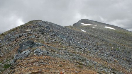 L’arrivée sur la crête.