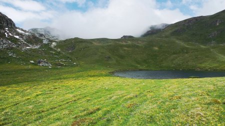 L’arrivée au lac du Clou.