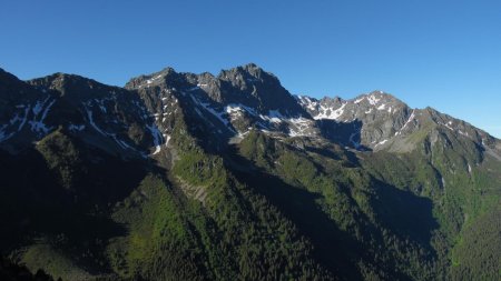 Vue arrière, Pointe Centrale Nord, Grand Replomb