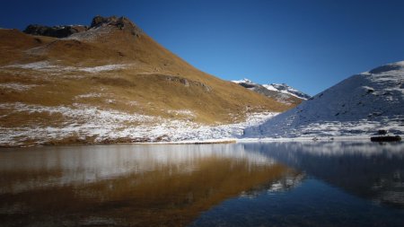 Arrivée au lac du Clou