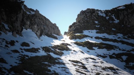 Premier rayon sur le chamois du Col de Léchaud