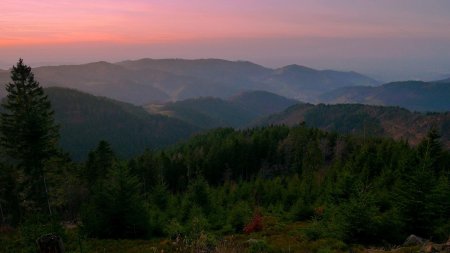 Crépuscule en Nordschwarzwald.