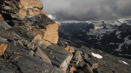 Sur la crête.