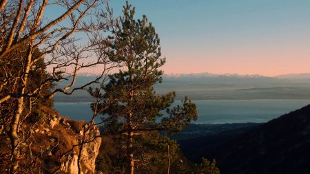 Vue à l’extrémité de la crête.