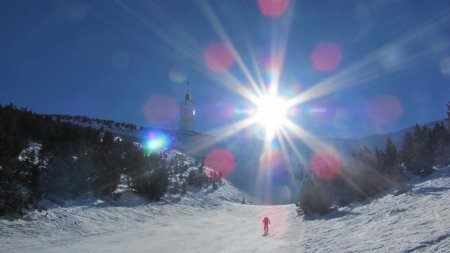 Piste rouge de la Loubatiére.