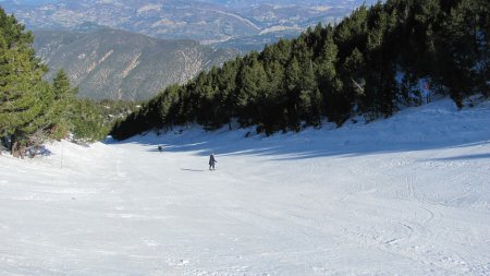 Piste rouge de la Loubatiére.