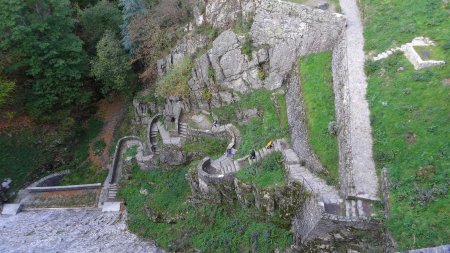 Les escaliers du Gouffre d’Enfer.